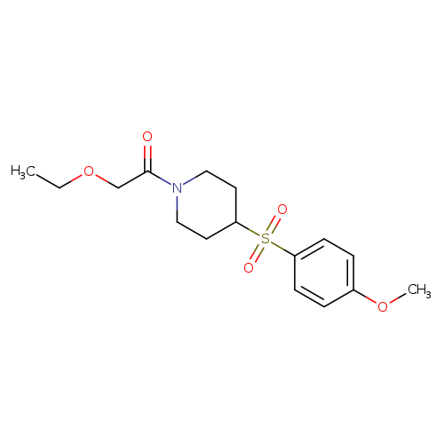 2-ethoxy-1-[4-(4-methoxybenzenesulfonyl)piperidin-1-yl]ethan-1-one