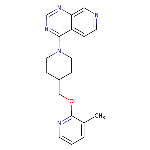 3-methyl-2-[(1-{pyrido[3,4-d]pyrimidin-4-yl}piperidin-4-yl)methoxy]pyridine