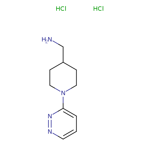 1-[1-(pyridazin-3-yl)piperidin-4-yl]methanamine dihydrochloride