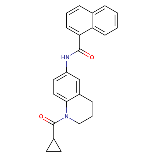 N-(1-cyclopropanecarbonyl-1,2,3,4-tetrahydroquinolin-6-yl)naphthalene-1-carboxamide
