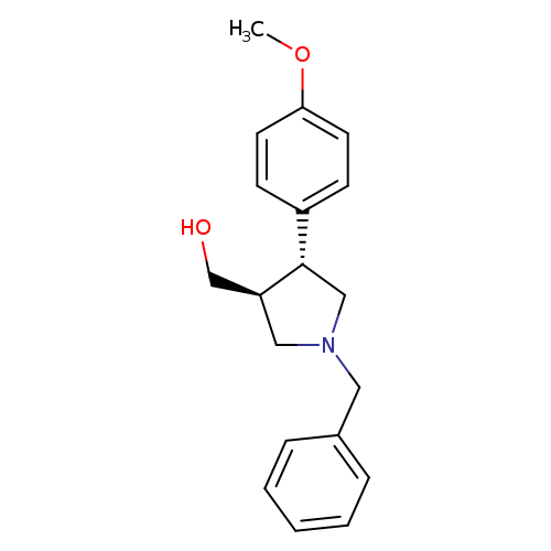 (trans-1-benzyl-4-(4-methoxyphenyl)pyrrolidin-3-yl)methanol