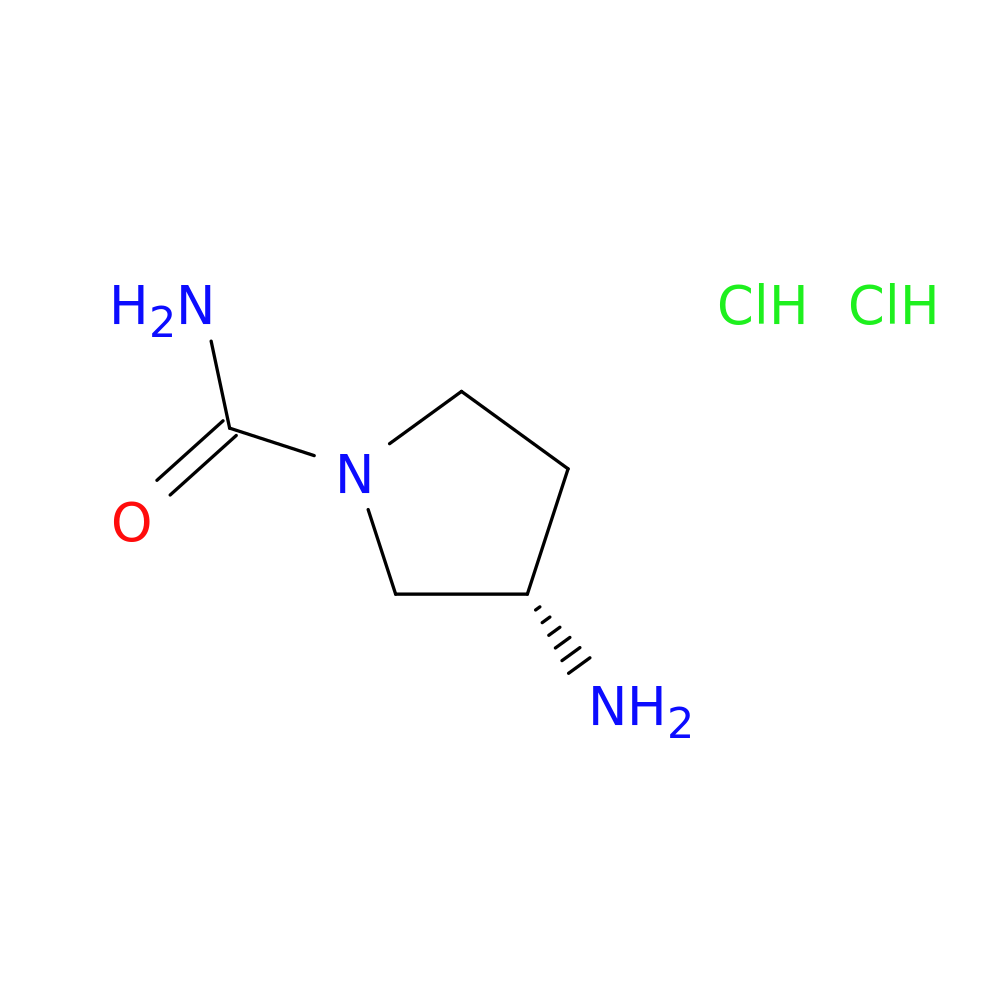 (3S)-3-aminopyrrolidine-1-carboxamide dihydrochloride