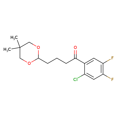 2'-Chloro-4',5'-difluoro-4-(5,5-dimethyl-1,3-dioxan-2-yl)butyrophenone