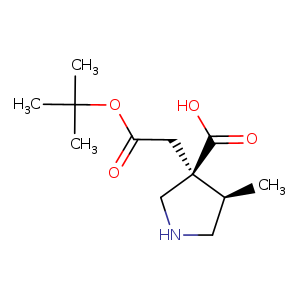 CIS-3-[2-(TERT-BUTOXY)-2-OXOETHYL]-4-METHYLPYRROLIDINE-3-CARBOXYLIC ACID