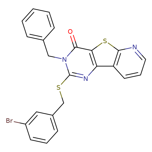 5-benzyl-4-{[(3-bromophenyl)methyl]sulfanyl}-8-thia-3,5,10-triazatricyclo[7.4.0.0^{2,7}]trideca-1(9),2(7),3,10,12-pentaen-6-one