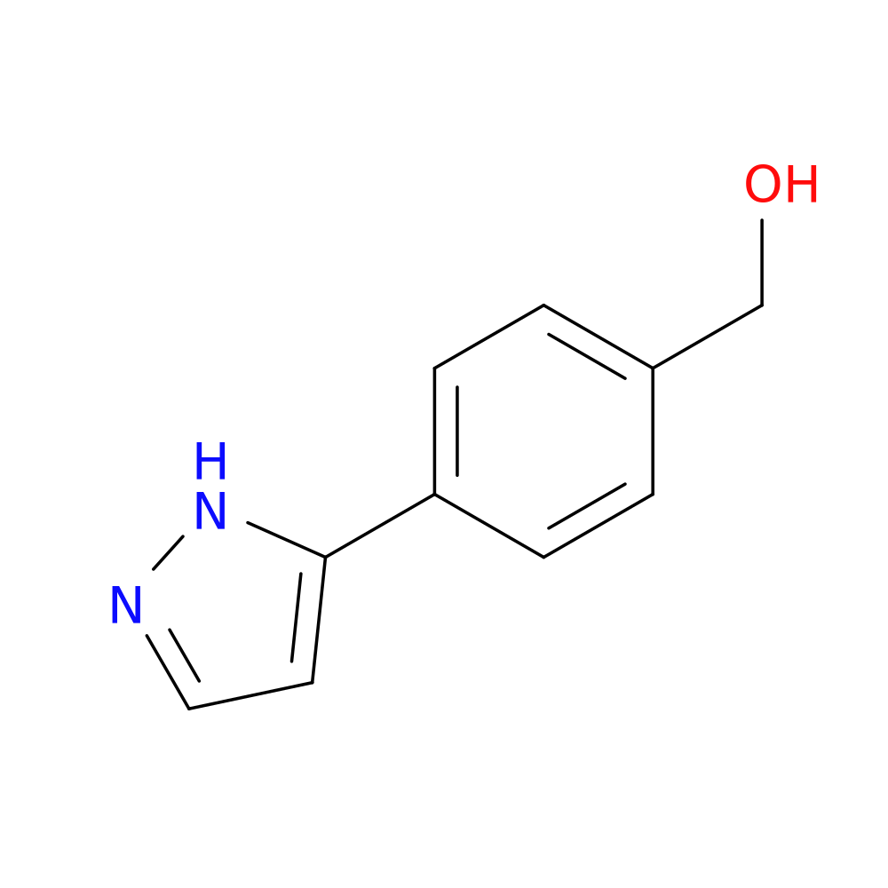 [4-(1H-pyrazol-5-yl)phenyl]methanol