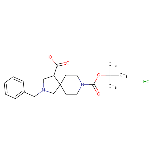 2-benzyl-8-(tert-butoxycarbonyl)-2,8-diazaspiro[4.5]decane-4-carboxylic acid hydrochloride