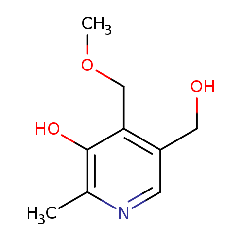 3-Pyridinemethanol, 5-hydroxy-4-(methoxymethyl)-6-methyl-