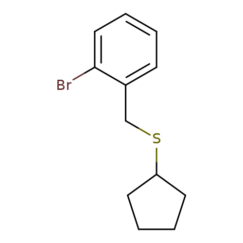 2-(S-Cyclopentylthiomethyl)-1-bromobenzene