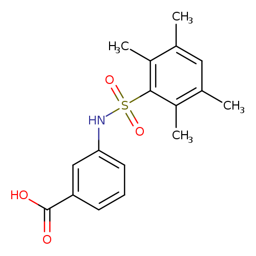 3-(2,3,5,6-Tetramethylphenylsulfonamido)benzoic acid