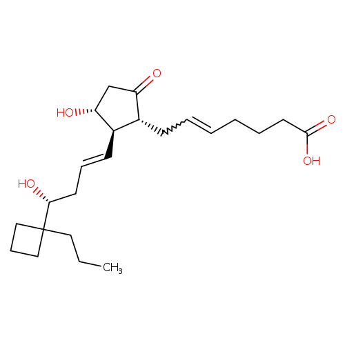9-OXO-11ALPHA,16R-DIHYDROXY-17-CYCLOBUTYL-5Z,13E-DIEN-1-OIC ACID