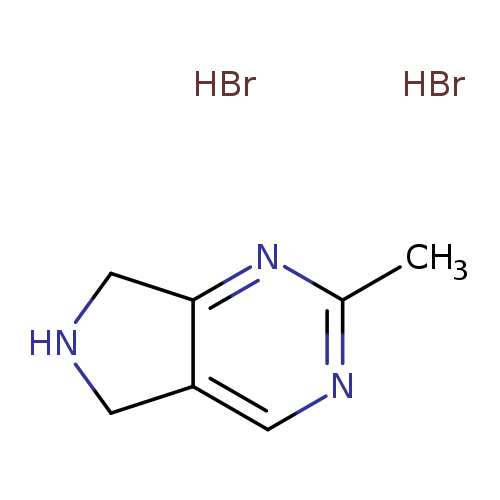 2-methyl-5H,6H,7H-pyrrolo[3,4-d]pyrimidinedihydrobromide