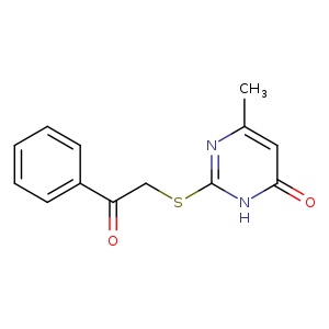 5-Mercapto-6-methyl-2-(2-oxo-2-phenylethyl)pyrimidin-4(1H)-one