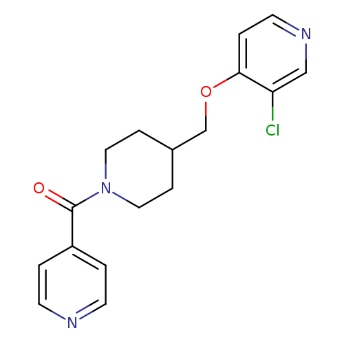 3-chloro-4-{[1-(pyridine-4-carbonyl)piperidin-4-yl]methoxy}pyridine