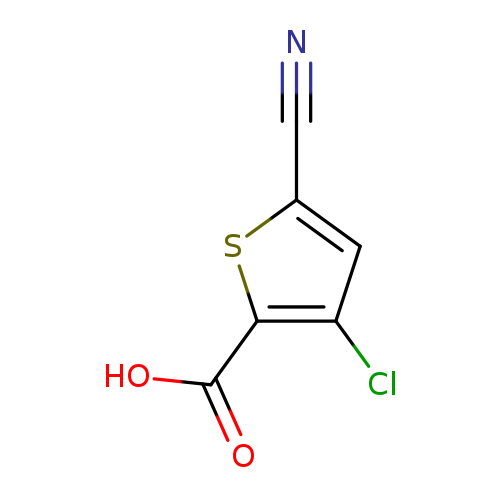 3-chloro-5-cyanothiophene-2-carboxylicacid