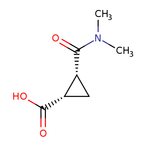 rac-(1R,2S)-2-(dimethylcarbamoyl)cyclopropane-1-carboxylic acid, cis