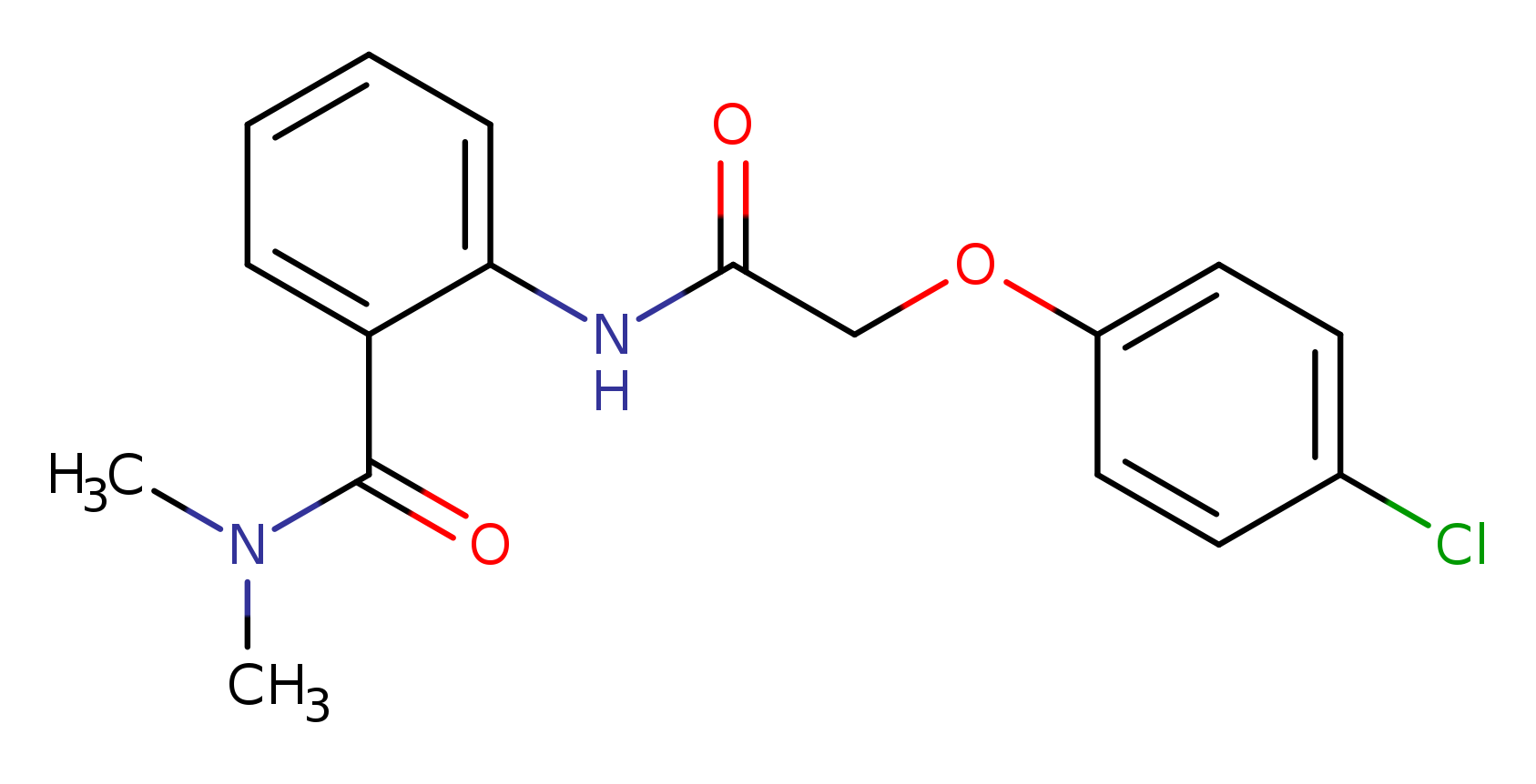 2-{[(4-chlorophenoxy)acetyl]amino}-N,N-dimethylbenzamide