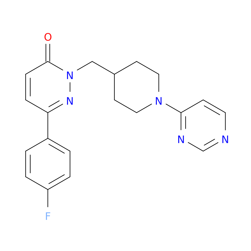 6-(4-fluorophenyl)-2-{[1-(pyrimidin-4-yl)piperidin-4-yl]methyl}-2,3-dihydropyridazin-3-one