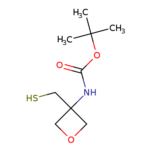 tert-butyl N-[3-(sulfanylmethyl)oxetan-3-yl]carbamate
