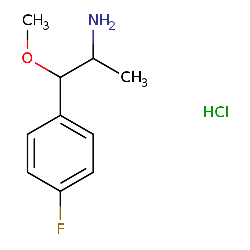 1-(4-fluorophenyl)-1-methoxypropan-2-amine hydrochloride