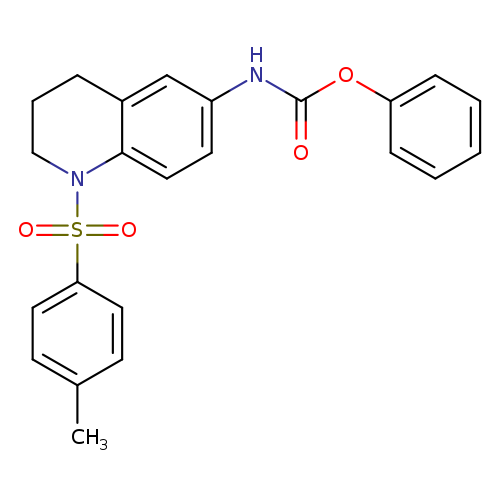 phenyl N-[1-(4-methylbenzenesulfonyl)-1,2,3,4-tetrahydroquinolin-6-yl]carbamate