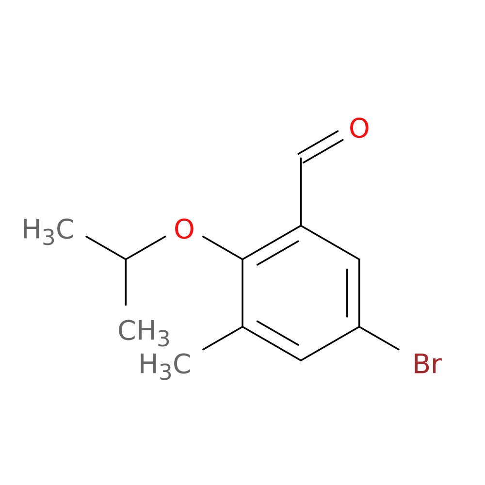 5-Bromo-3-methyl-2-(propan-2-yloxy)benzaldehyde