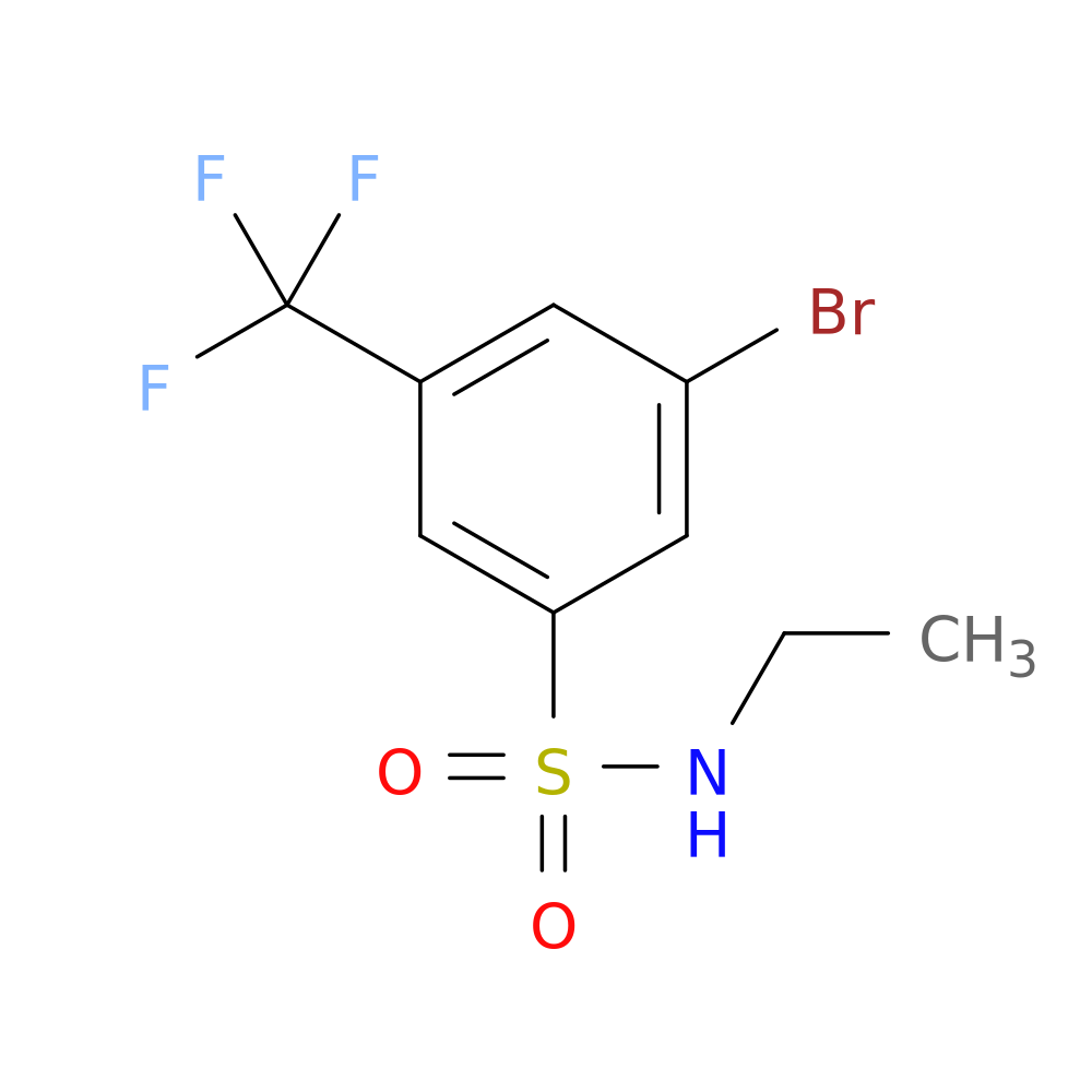 N-Ethyl 3-bromo-5-trifluoromethylbenzenesulfonamide