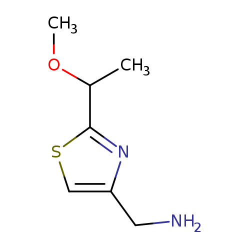 [2-(1-methoxyethyl)-1,3-thiazol-4-yl]methanamine