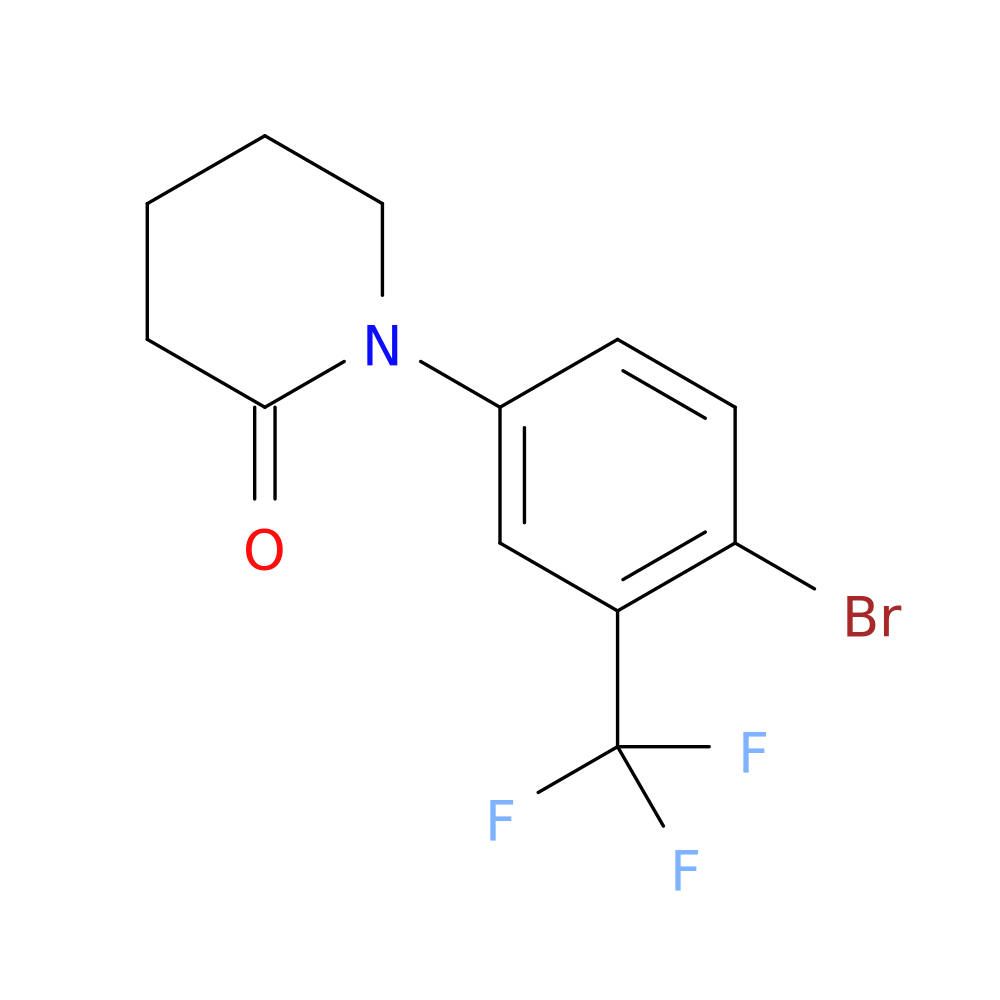 1-(4-Bromo-3-trifluoromethylphenyl)piperidin-2-one