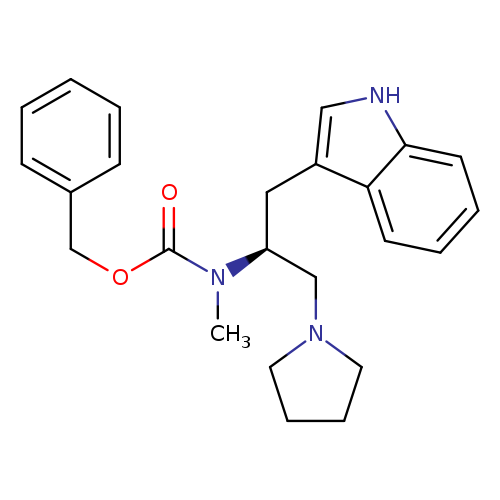 (S)-1-Pyrrolidin-2-(1'h-indol-3'ylmethyl)-2-(n-cbz-n-methyl)amino-ethane