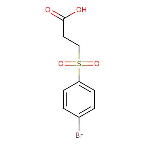 3-(4-bromobenzenesulfonyl)propanoic acid