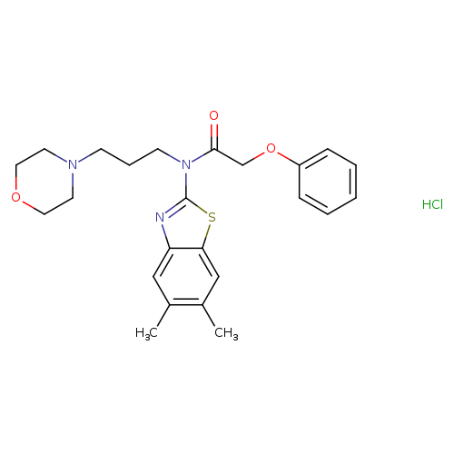 N-(5,6-dimethyl-1,3-benzothiazol-2-yl)-N-[3-(morpholin-4-yl)propyl]-2-phenoxyacetamide hydrochloride