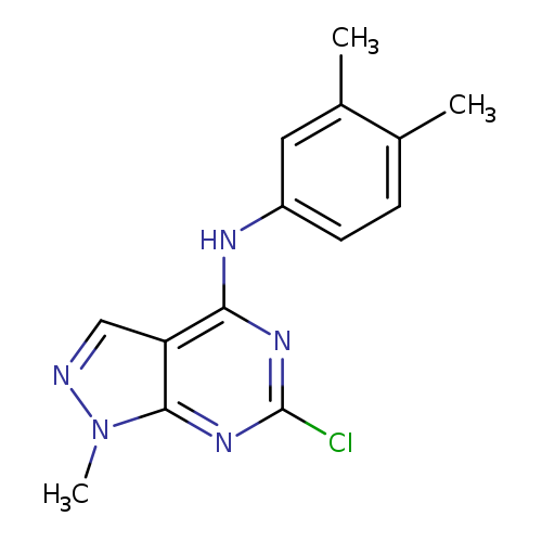 6-Chloro-n-(3,4-dimethylphenyl)-1-methyl-1h-pyrazolo[3,4-d]pyrimidin-4-amine