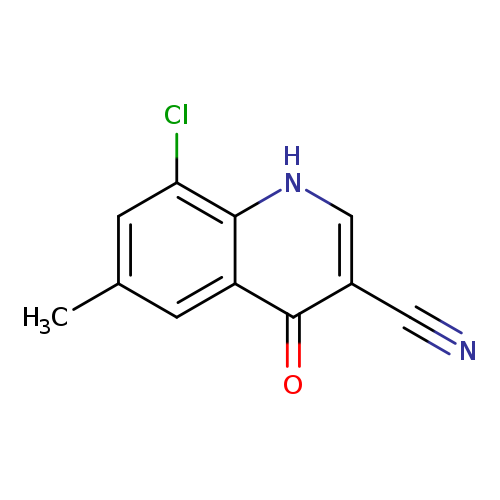 8-chloro-6-methyl-4-oxo-1,4-dihydroquinoline-3-carbonitrile