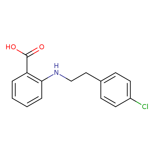 2-{[2-(4-chlorophenyl)ethyl]amino}benzoic acid