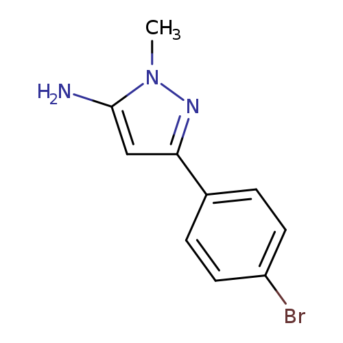1H-Pyrazol-5-amine, 3-(4-bromophenyl)-1-methyl-
