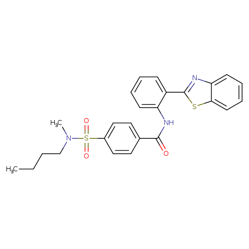 N-[2-(1,3-benzothiazol-2-yl)phenyl]-4-[butyl(methyl)sulfamoyl]benzamide