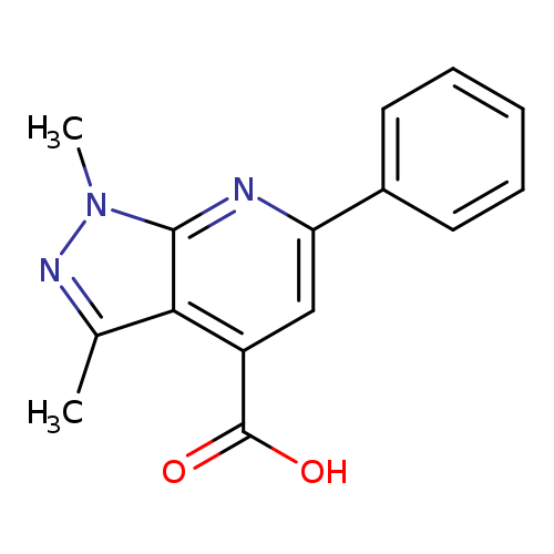 1,3-Dimethyl-6-phenyl-1h-pyrazolo[3,4-b]pyridine-4-carboxylic acid