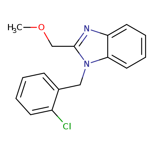 1-[(2-chlorophenyl)methyl]-2-(methoxymethyl)-1H-1,3-benzodiazole