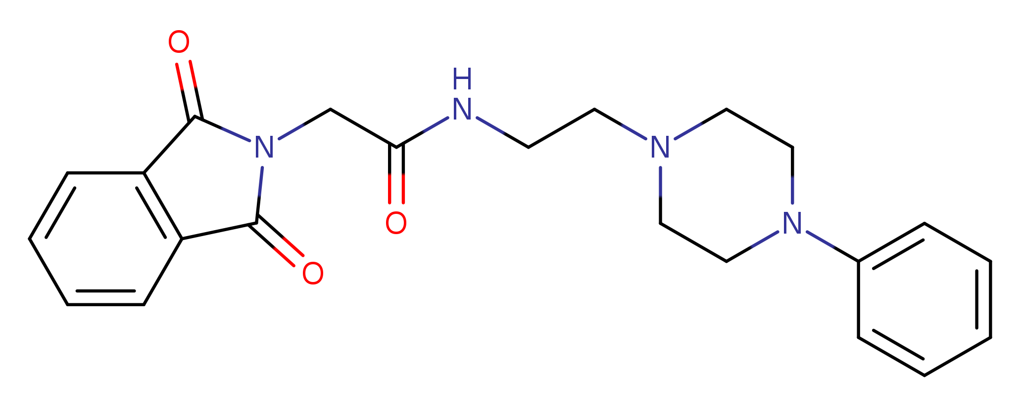 2-(1,3-dioxo-2,3-dihydro-1H-isoindol-2-yl)-N-[2-(4-phenylpiperazin-1-yl)ethyl]acetamide
