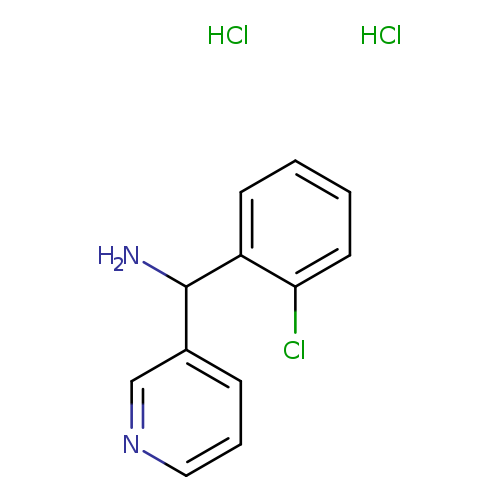 (2-chlorophenyl)(pyridin-3-yl)methanamine dihydrochloride