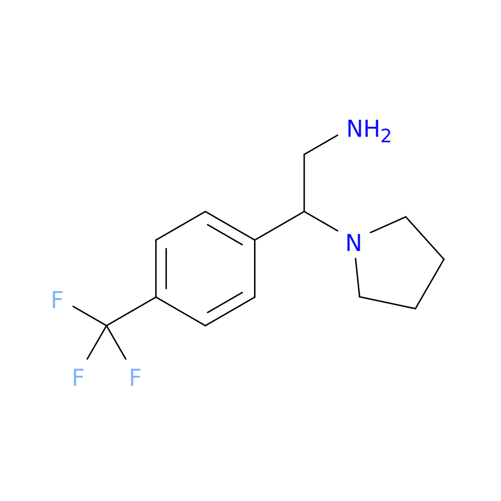 2-Pyrrolidinyl-2-[4-(trifluoromethyl)phenyl]ethylamine