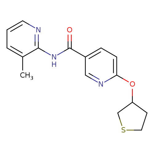 N-(3-methylpyridin-2-yl)-6-(thiolan-3-yloxy)pyridine-3-carboxamide