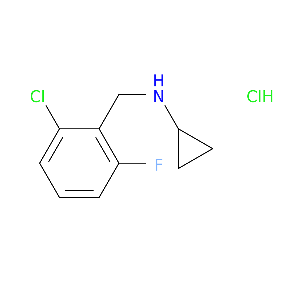 N-(2-Chloro-6-fluorobenzyl)-n-cyclopropylamine, HCl