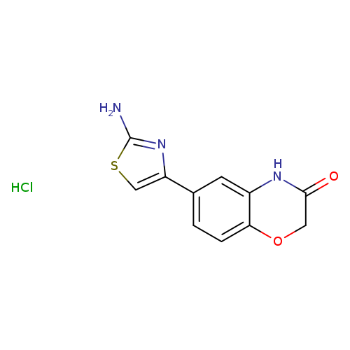 6-(2-Aminothiazol-4-yl)-2H-benzo[b][1,4]oxazin-3(4H)-one hydrochloride