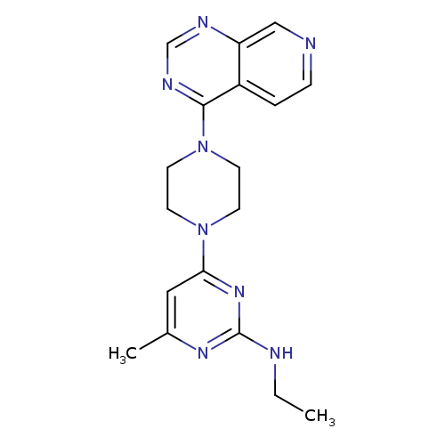 N-ethyl-4-methyl-6-(4-{pyrido[3,4-d]pyrimidin-4-yl}piperazin-1-yl)pyrimidin-2-amine