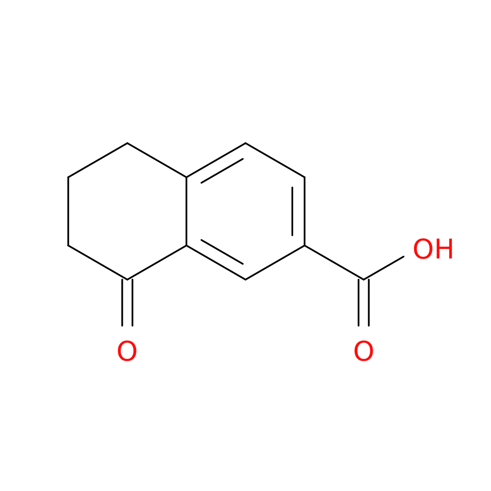 2-Naphthalenecarboxylic acid, 5,6,7,8-tetrahydro-8-oxo-