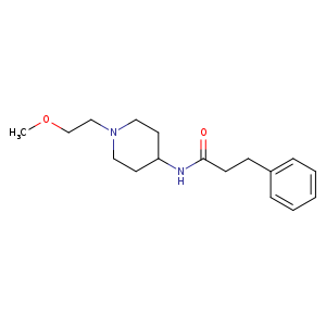 N-[1-(2-methoxyethyl)piperidin-4-yl]-3-phenylpropanamide