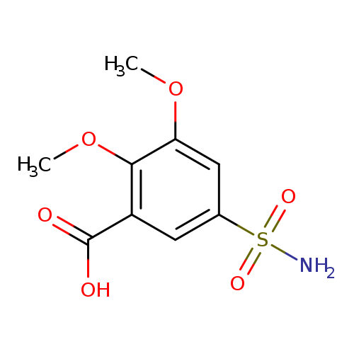 2,3-Dimethoxy-5-sulfamoylbenzoic acid