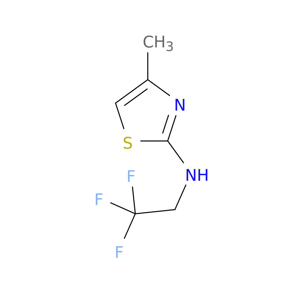 4-methyl-N-(2,2,2-trifluoroethyl)-1,3-thiazol-2-amine